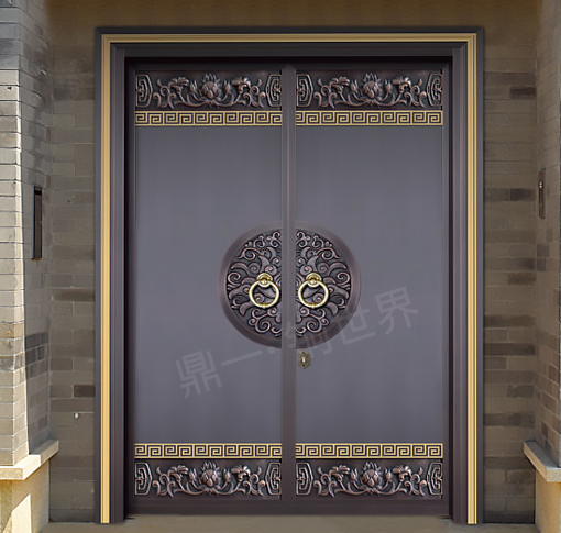 新中式铜门