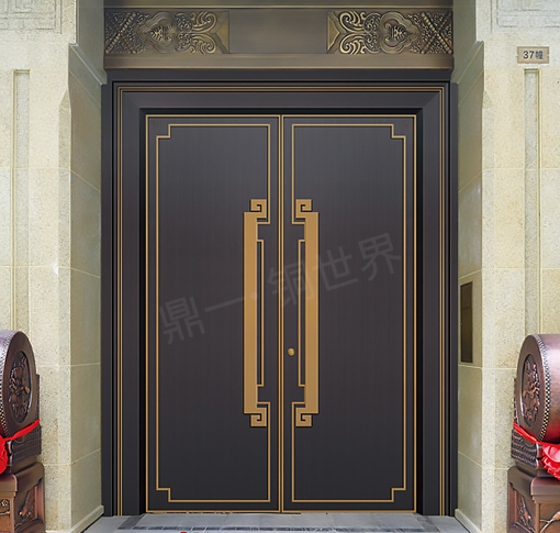 别墅中式铜门